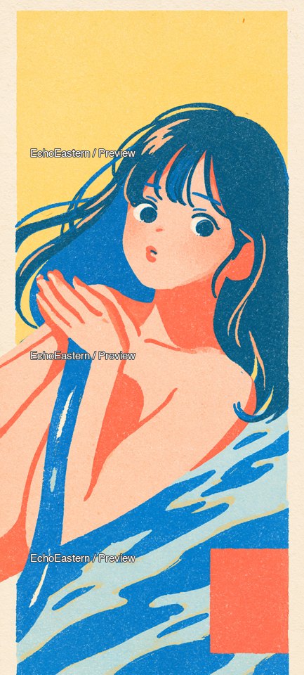 Water Element Wallpaper — watermarked preview
